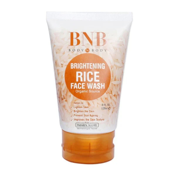 BNB Rice Extract Bright & Glow Kit ( Rice Face Wash + Rice Scrub + Rice
Mask) - Easy2Buy.pk