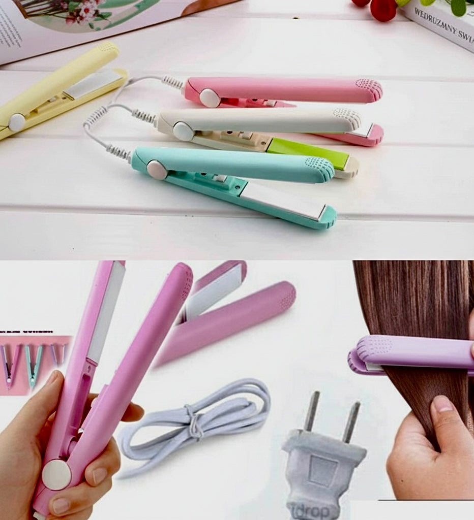 Mini Hair Straightener Portable Travel Size | Compact | Fast Heating Styling Tool