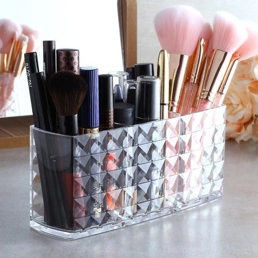 Acrylic Diamond Cut Organizer