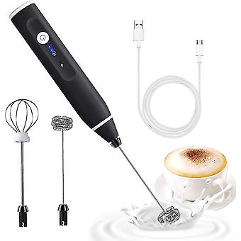 Coffee Beater 2 in 1 Rechargeable Electric Handheld Mixer | USB Milk Frother & Egg Beater