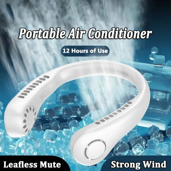 Mini Bladeless Portable Neck Fan - Easy2Buy.pk