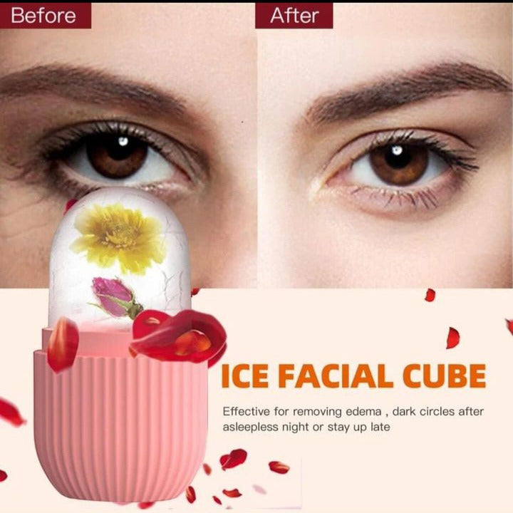 Silicone Ice Facial Roller Pack Of 2 (Random Color)