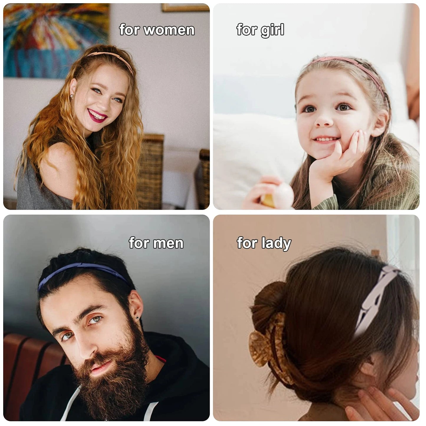 Portable Travel Foldable Hair Band (Random Color)