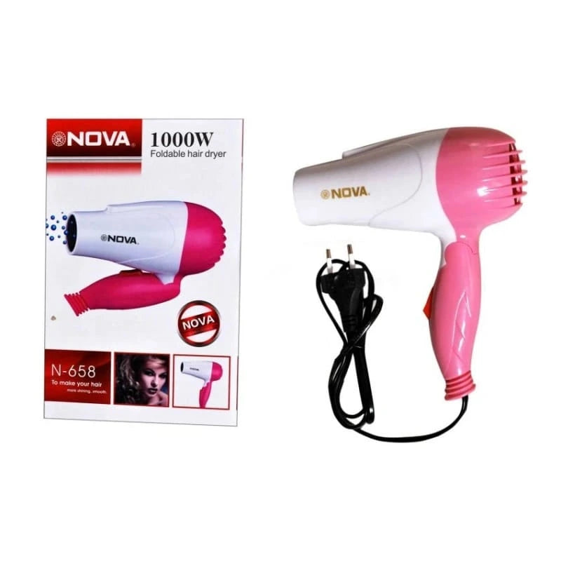 Foldable Hair Dryer |  Portable Travel Hair Dryer