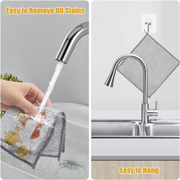 Dish Washing Steel Scrubber Rag - Easy2Buy.pk