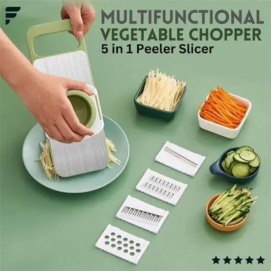 5 In 1 Vegetable Slicer Cutter