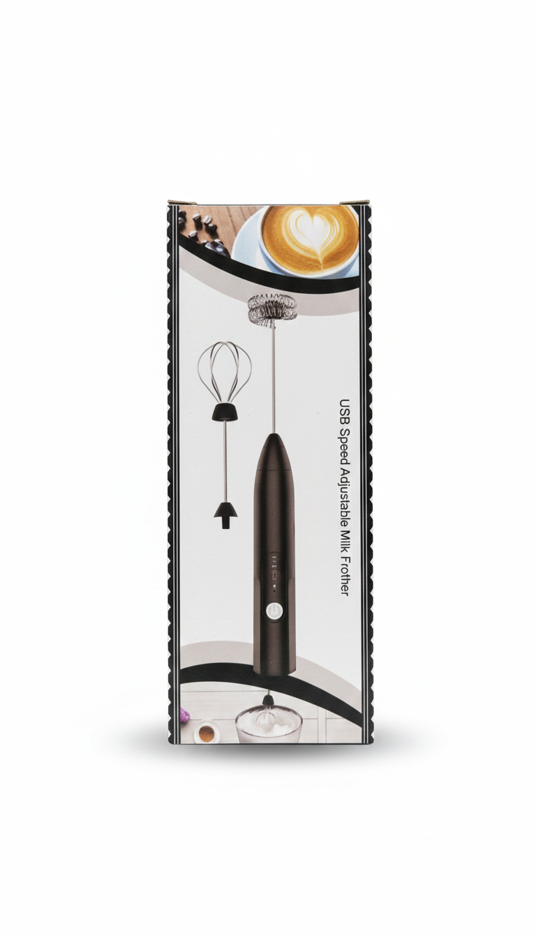 Coffee Beater 2 in 1 Rechargeable Electric Handheld Mixer | USB Milk Frother & Egg Beater